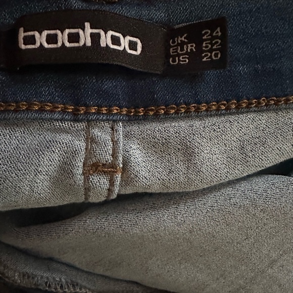 Boohoo Plus Size Butt Shaper High Stretch Skinny Jeans- NWT - Picture 9 of 10